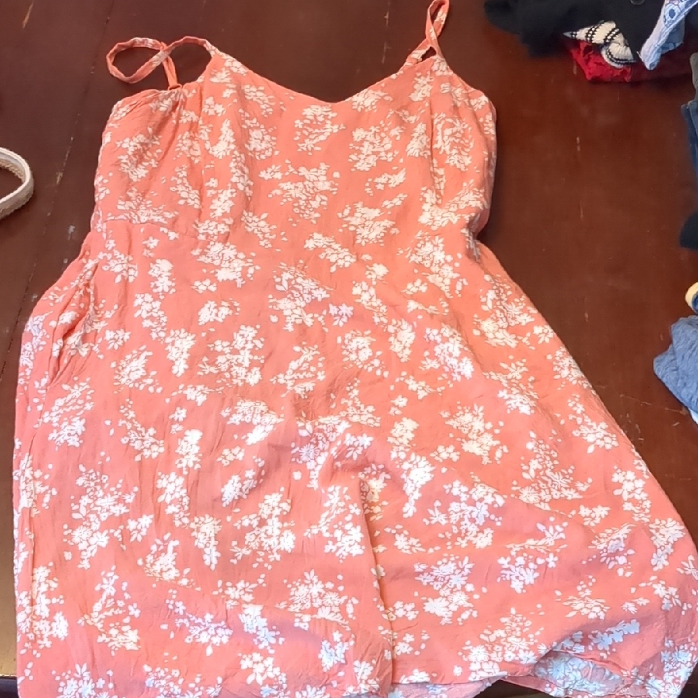 Maurices Orange Floral Dress